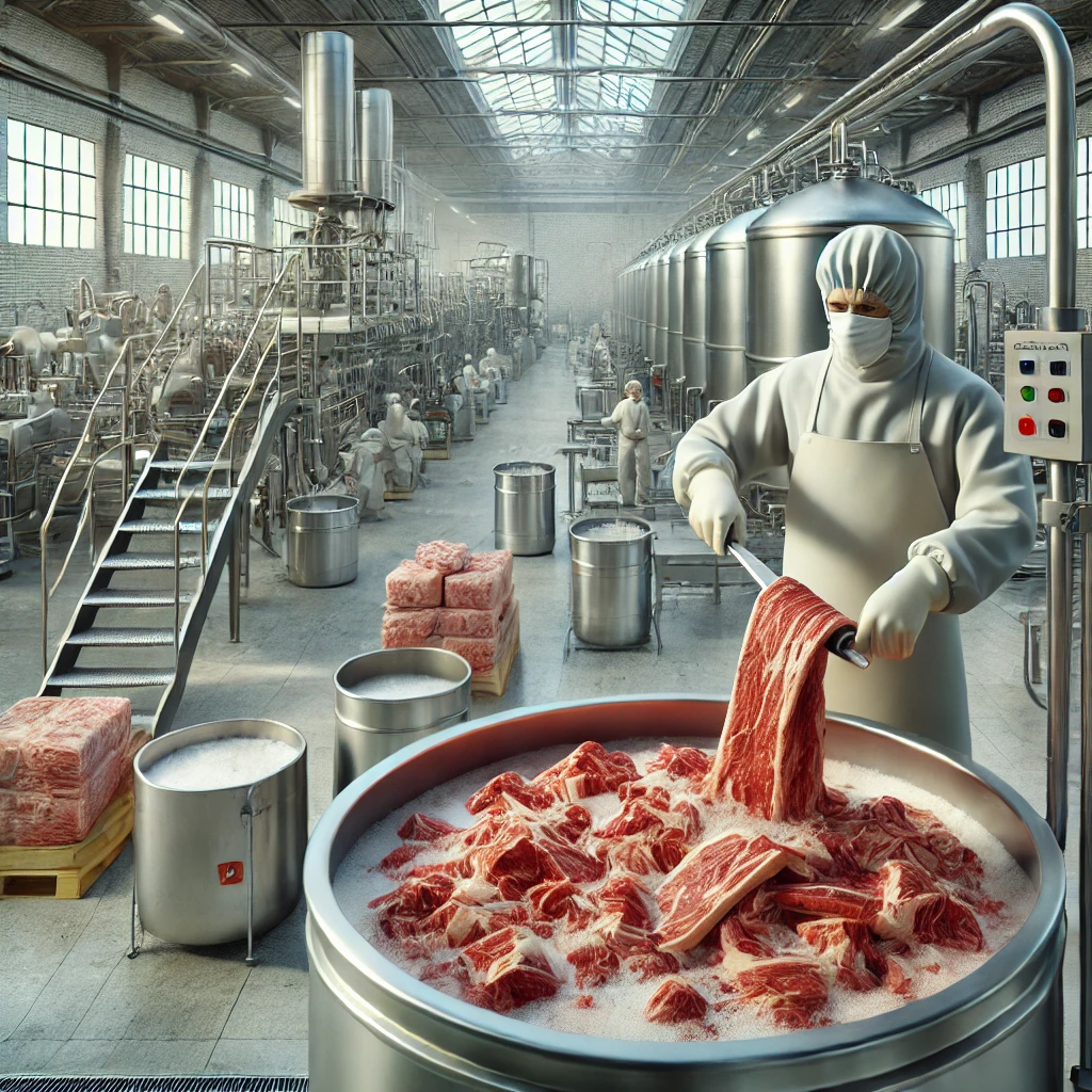 Beef Hide Gelatin Production